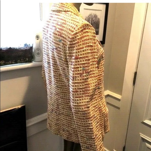 St John Collection FANTASY TWEED Jacket Blazer 10 - Picture 6 of 9